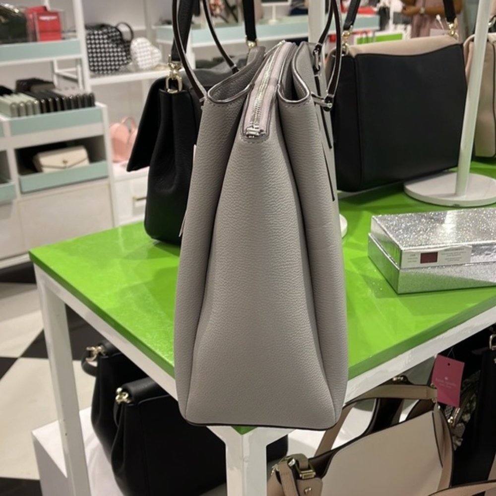 Kate Spade Monet Large Compartment Tote Nimbus Grey - Picture 9 of 16